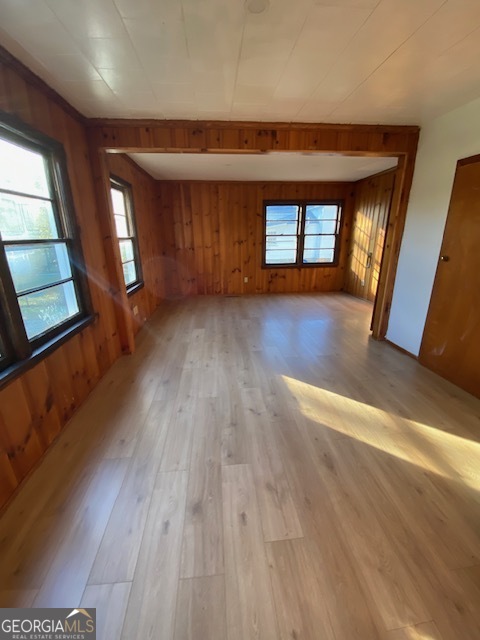 252 Edwards Street Elberton, GA 30635 - Photo 40 of 43 wooden floor in an empty room with a window