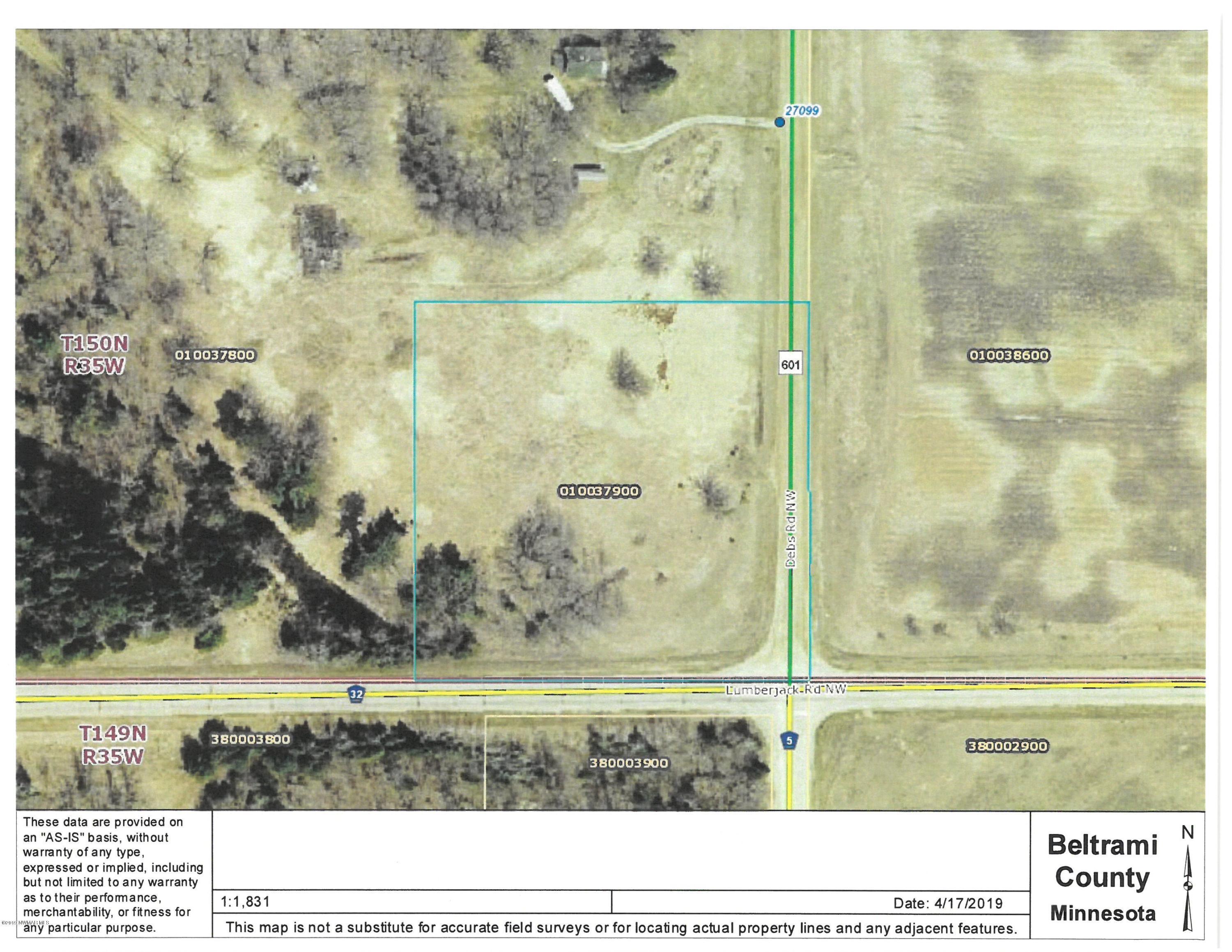 Tbd Debs Road Northwest Shevlin, MN 56676 - Photo 1 of 1 Gallery Image 1