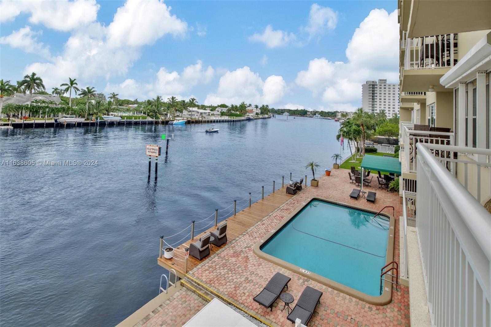 2611 North Riverside Drive, Unit 301 Pompano Beach, FL 33062 - Photo 18 of 31 a view of a lake