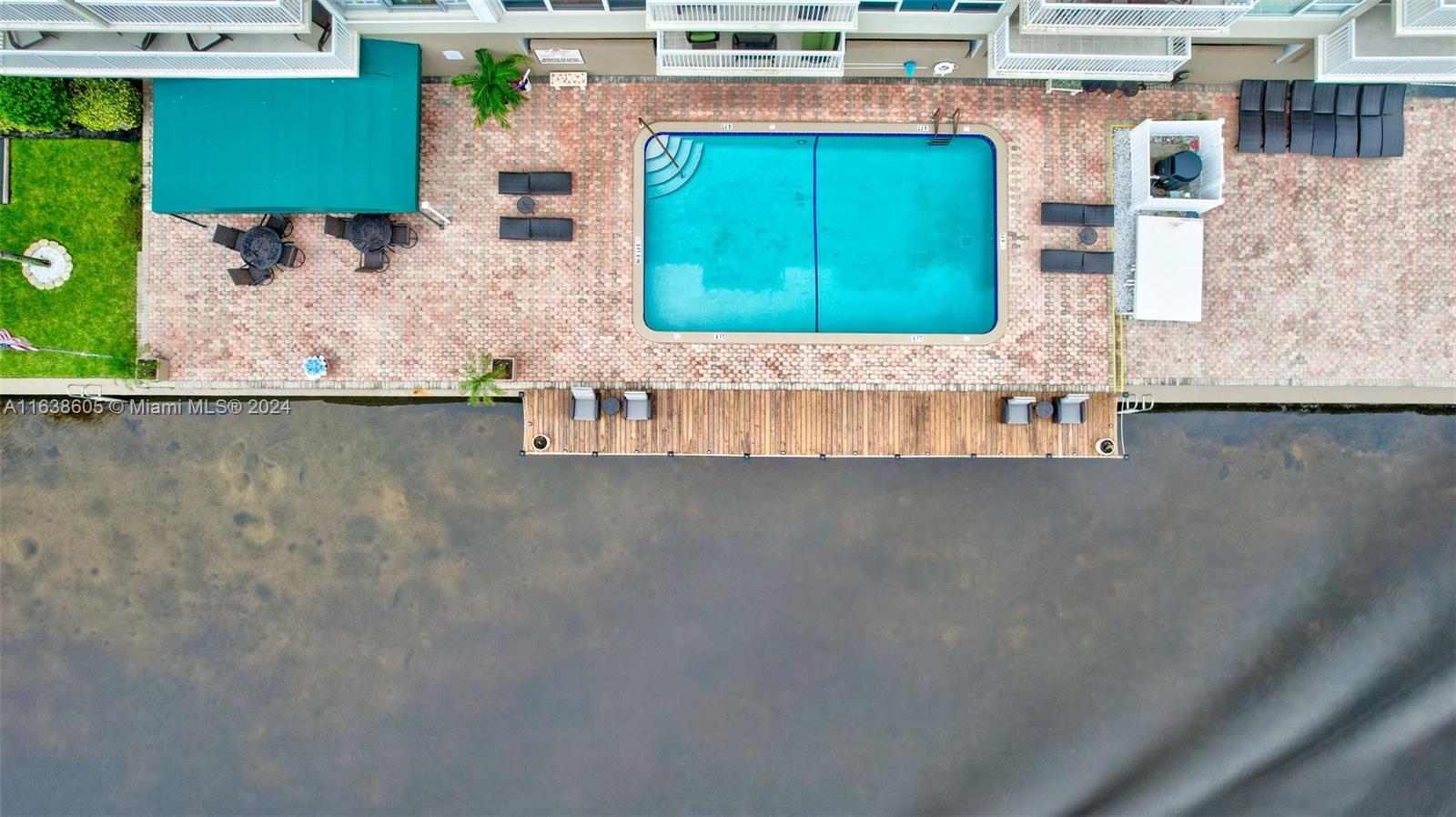 2611 North Riverside Drive, Unit 301 Pompano Beach, FL 33062 - Photo 27 of 31 an aerial view of a house