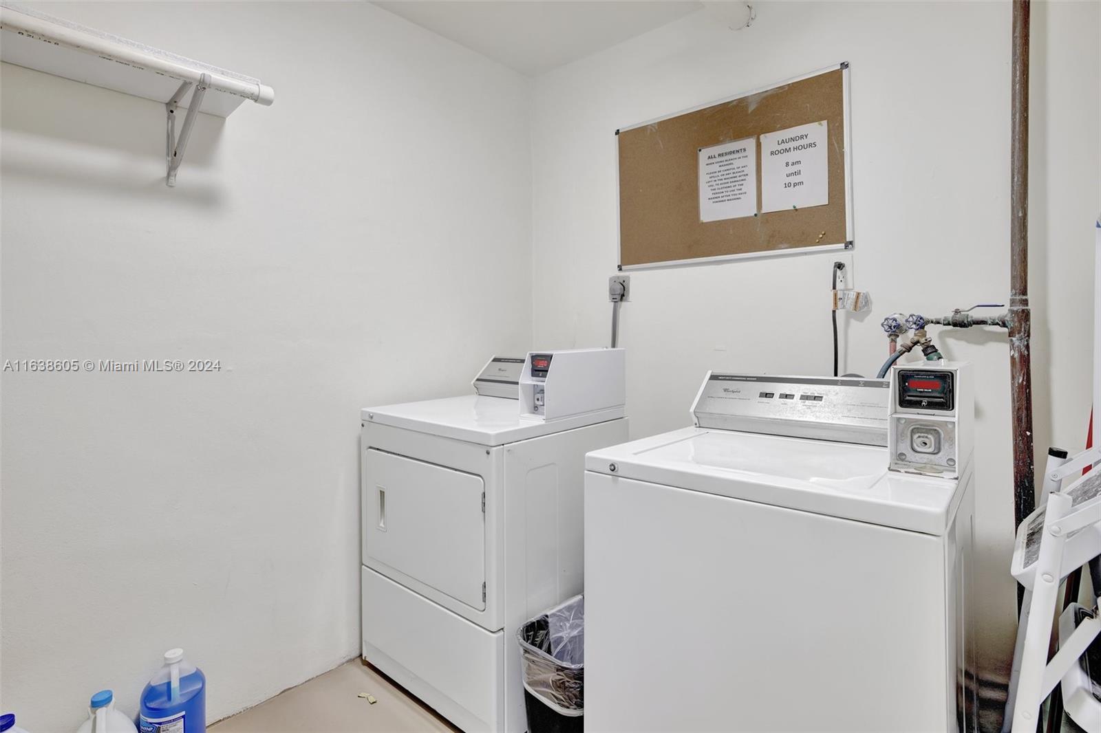 2611 North Riverside Drive, Unit 301 Pompano Beach, FL 33062 - Photo 31 of 31 a utility room with dryer and washer
