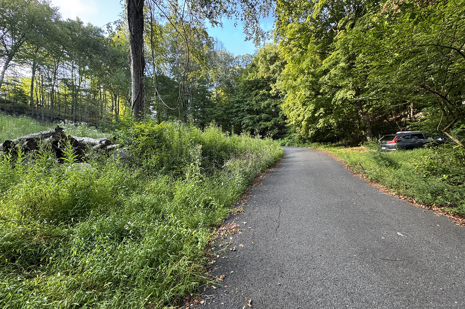 9 Read Place Wilton, CT 06897 - Photo 5 of 8 a view of a road with a yard