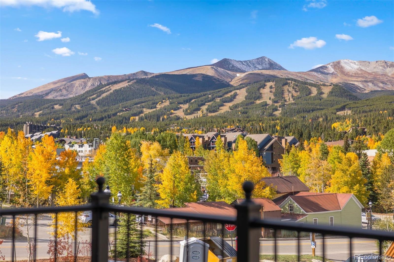 203 North Ridge Street, Unit B Breckenridge, CO 80424 - Photo 13 of 41 a view of a city from a balcony