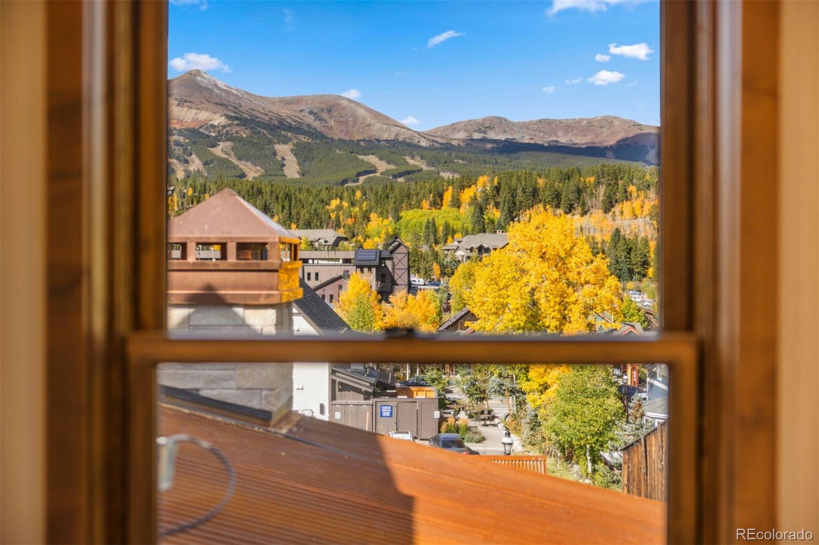 203 North Ridge Street, Unit B Breckenridge, CO 80424 - Photo 14 of 41 a view of a city from a balcony