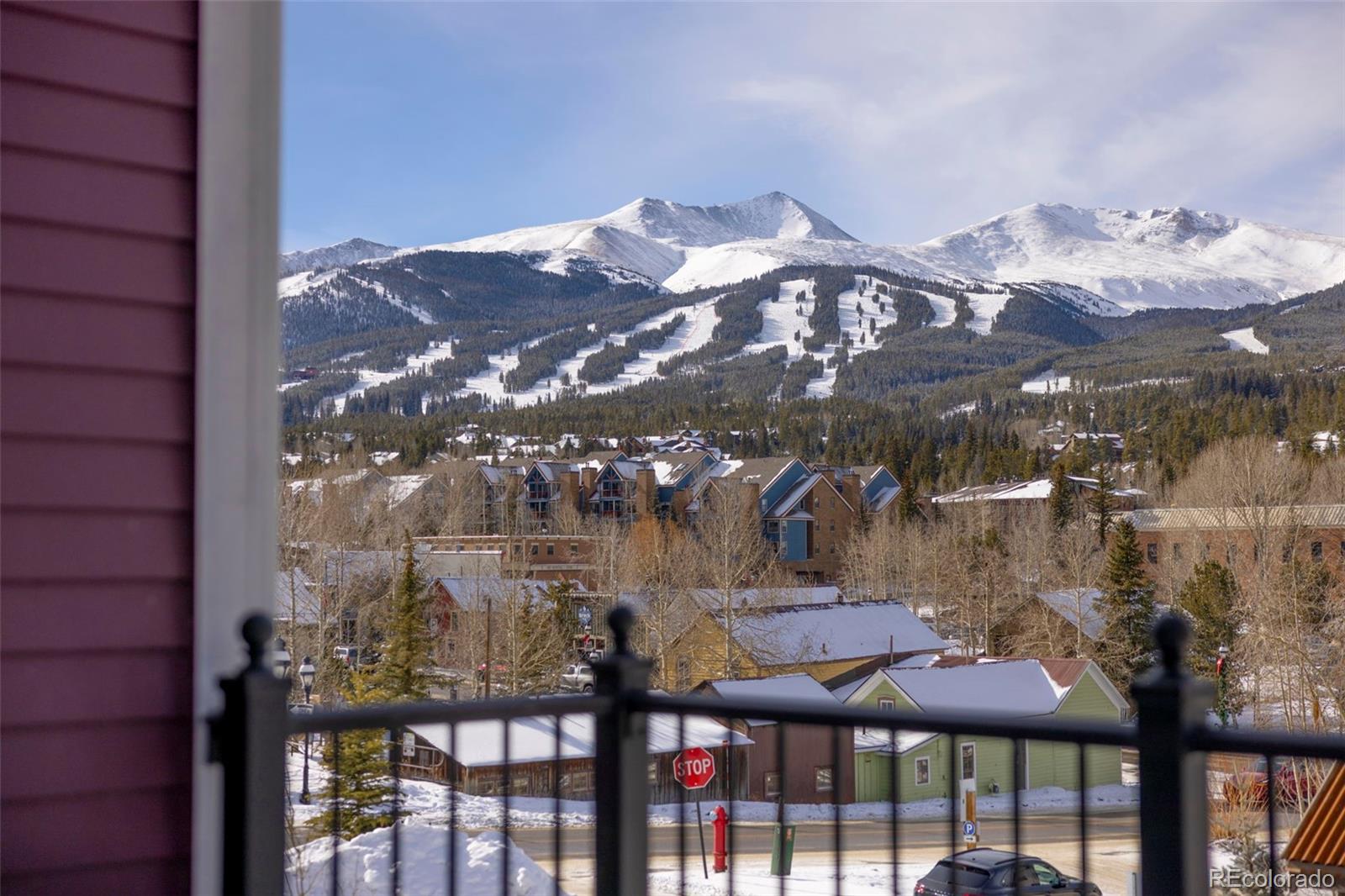203 North Ridge Street, Unit B Breckenridge, CO 80424 - Photo 39 of 41 a view of a city from a balcony