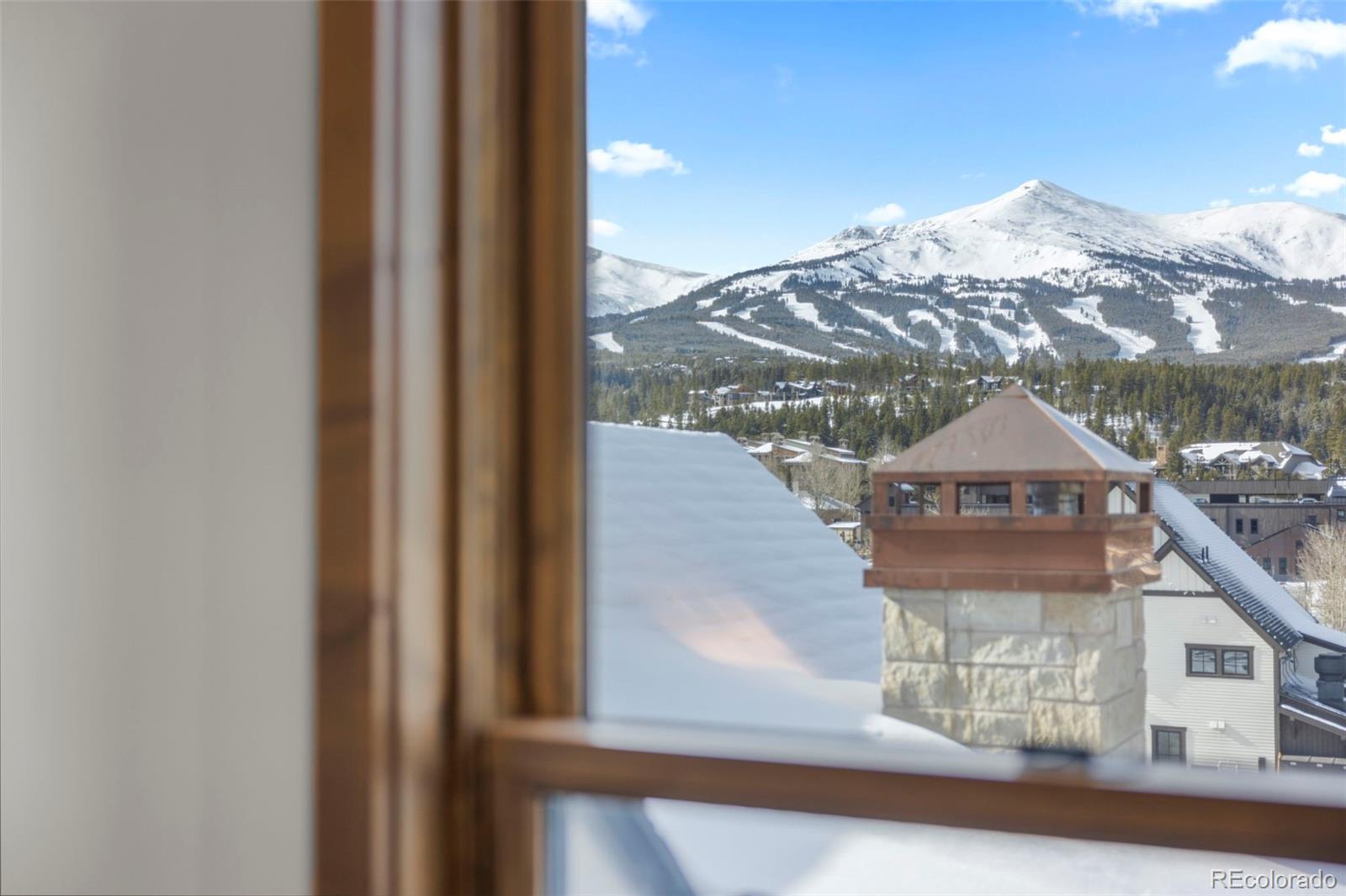 203 North Ridge Street, Unit B Breckenridge, CO 80424 - Photo 41 of 41 a view of a house with a mountain from a window