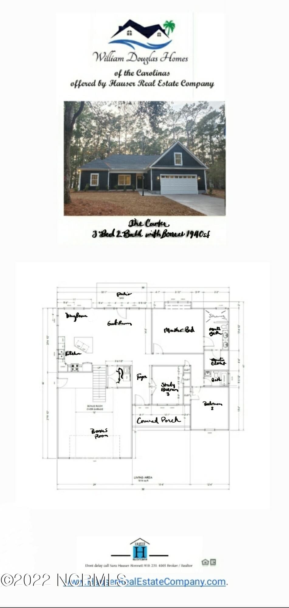 901 Nicklaus Road Boiling Spring Lakes, NC 28461 - Photo 28 of 33 The Carter Plan Flyer