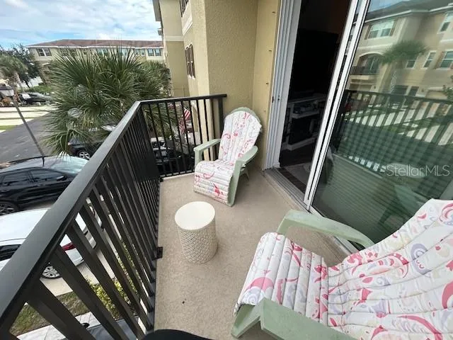a view of balcony and deck