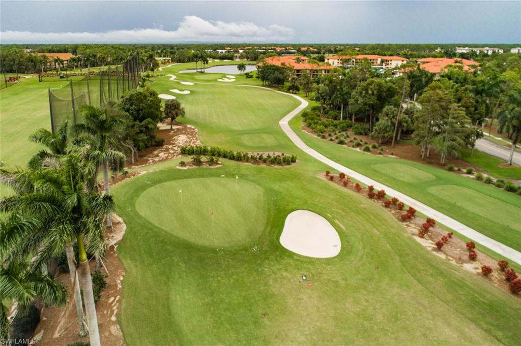 458 Countryside Drive Naples, FL 34104 - Photo 49 of 50 Aerial view of property and surrounding area with a golf club