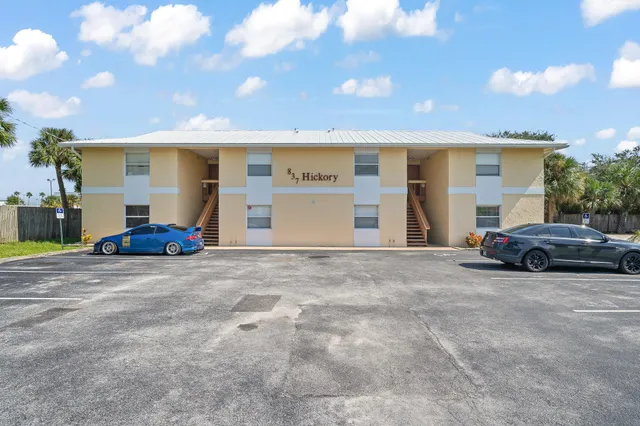 a view of a car garage