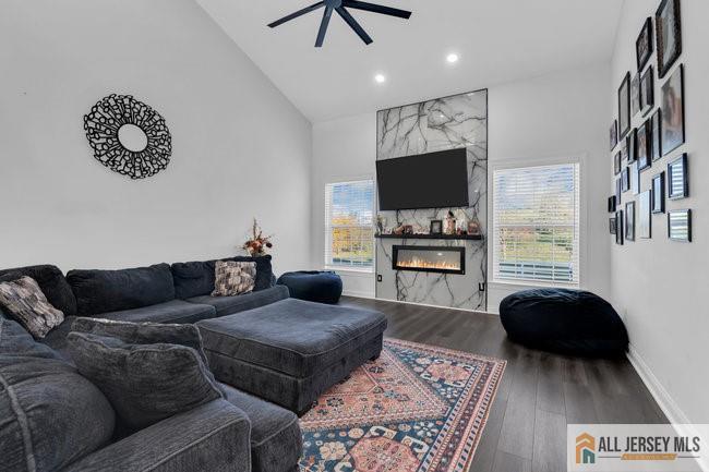 43 Meadow Run Road Bordentown, NJ 08505 - Photo 13 of 52 a living room with furniture and a flat screen tv