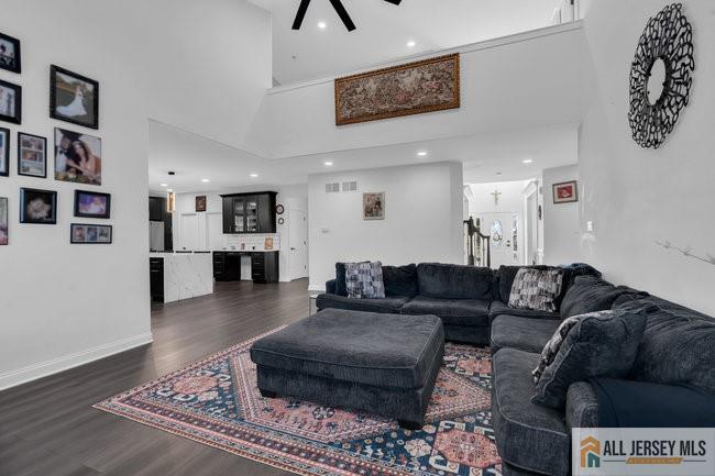 43 Meadow Run Road Bordentown, NJ 08505 - Photo 14 of 52 a living room with furniture and a rug