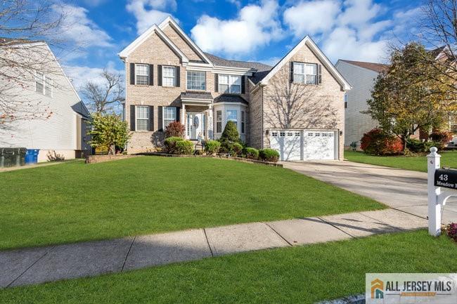 43 Meadow Run Road Bordentown, NJ 08505 - Photo 2 of 52 a view of a white house with a yard