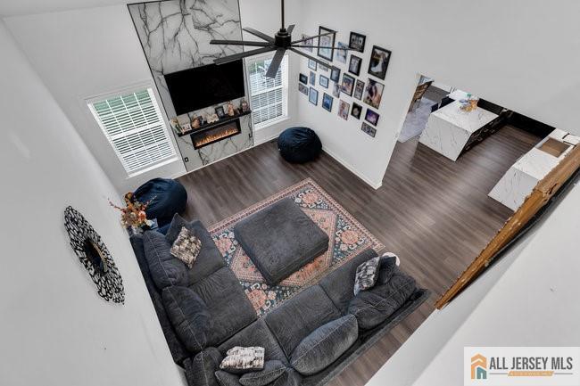 43 Meadow Run Road Bordentown, NJ 08505 - Photo 30 of 52 a view of living room with furniture and a flat screen tv