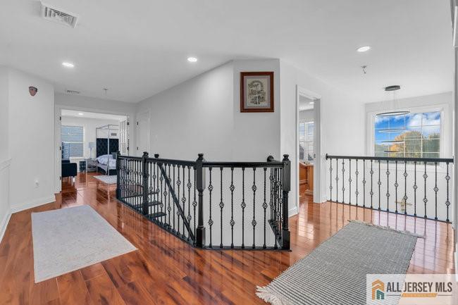 43 Meadow Run Road Bordentown, NJ 08505 - Photo 42 of 52 a view of a hallway with wooden floor and windows