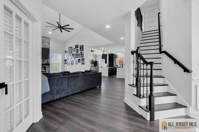 43 Meadow Run Road Bordentown, NJ 08505 - Photo 10 of 52 a view of a kitchen with sink and wooden floor