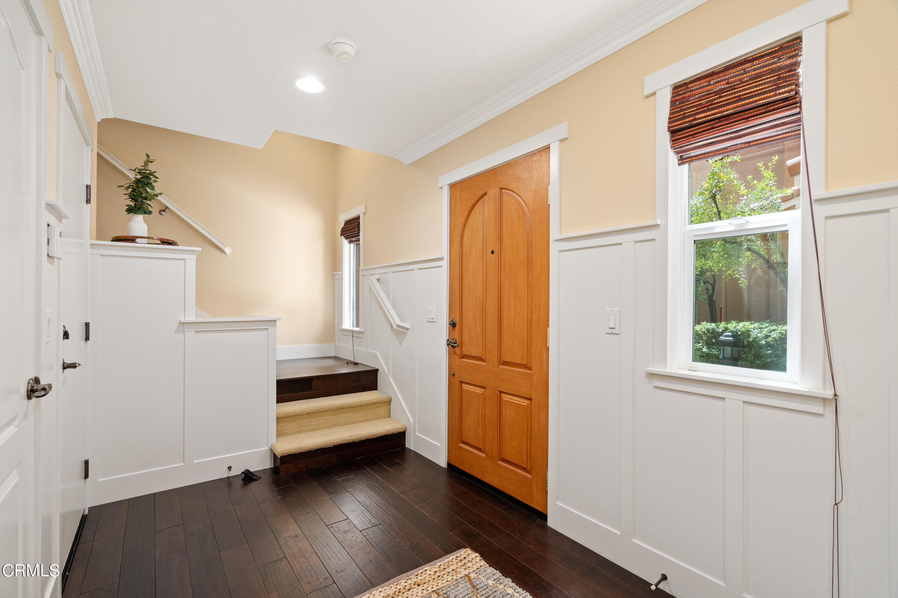 453 North Altadena Drive, Unit 5 Pasadena, CA 91107 - Photo 8 of 36 a view of hallway with stairs and wooden floor