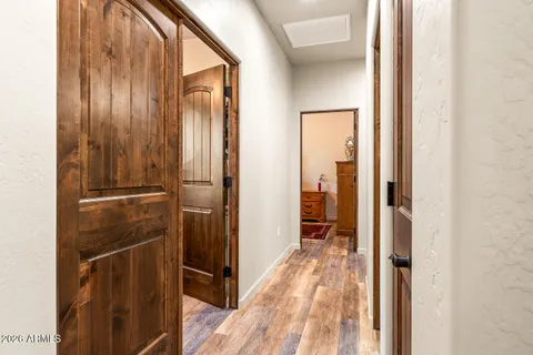 a view of closet area