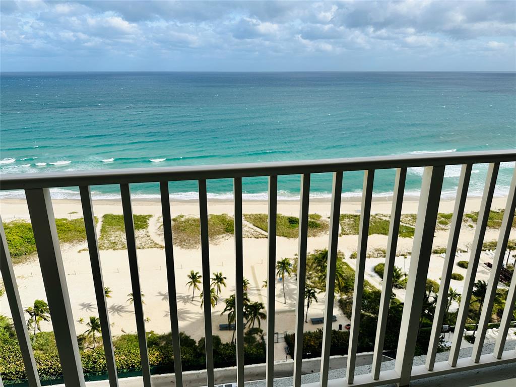 750 North Ocean Boulevard, Unit 2008 Pompano Beach, FL 33062 - Photo 1 of 64 a balcony with an ocean view