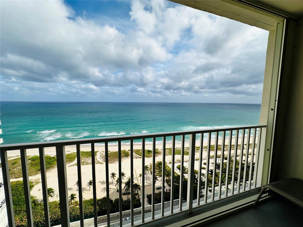 750 North Ocean Boulevard, Unit 2008 Pompano Beach, FL 33062 - Photo 4 of 64 a view of a balcony