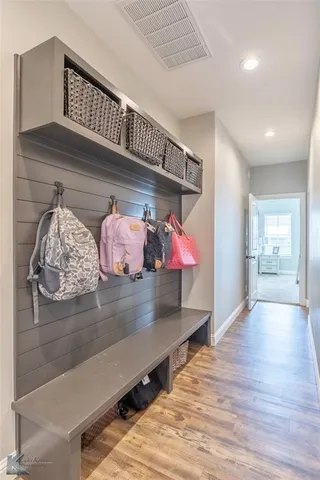 a room with storage and utility