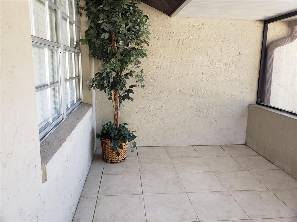 4876 Lake Ridge Road, Unit 5 Orlando, FL 32808 - Photo 11 of 11 a white painted room with a potted plant