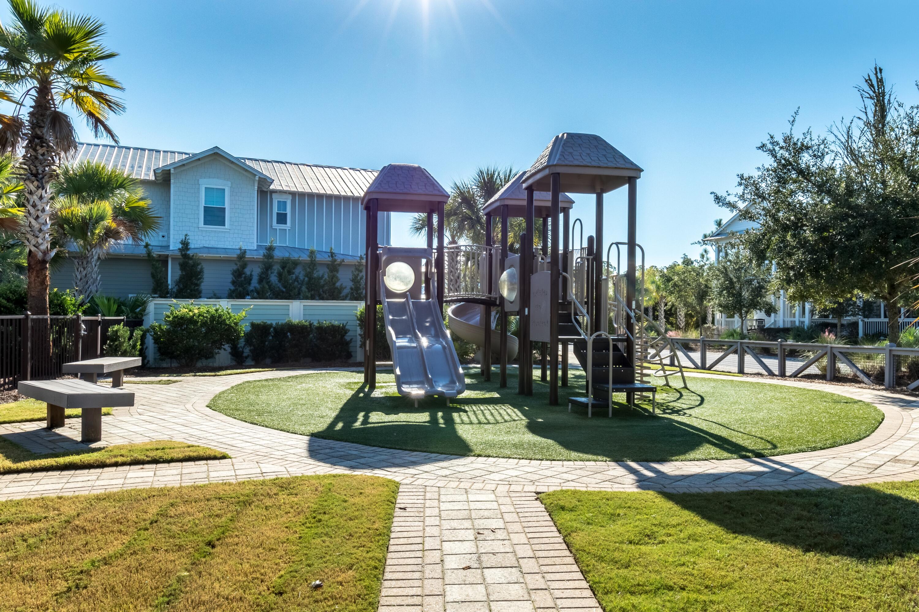 235 Prairie Pass Santa Rosa Beach, FL 32459 - Photo 63 of 80 a view of a house with swimming pool and sitting area
