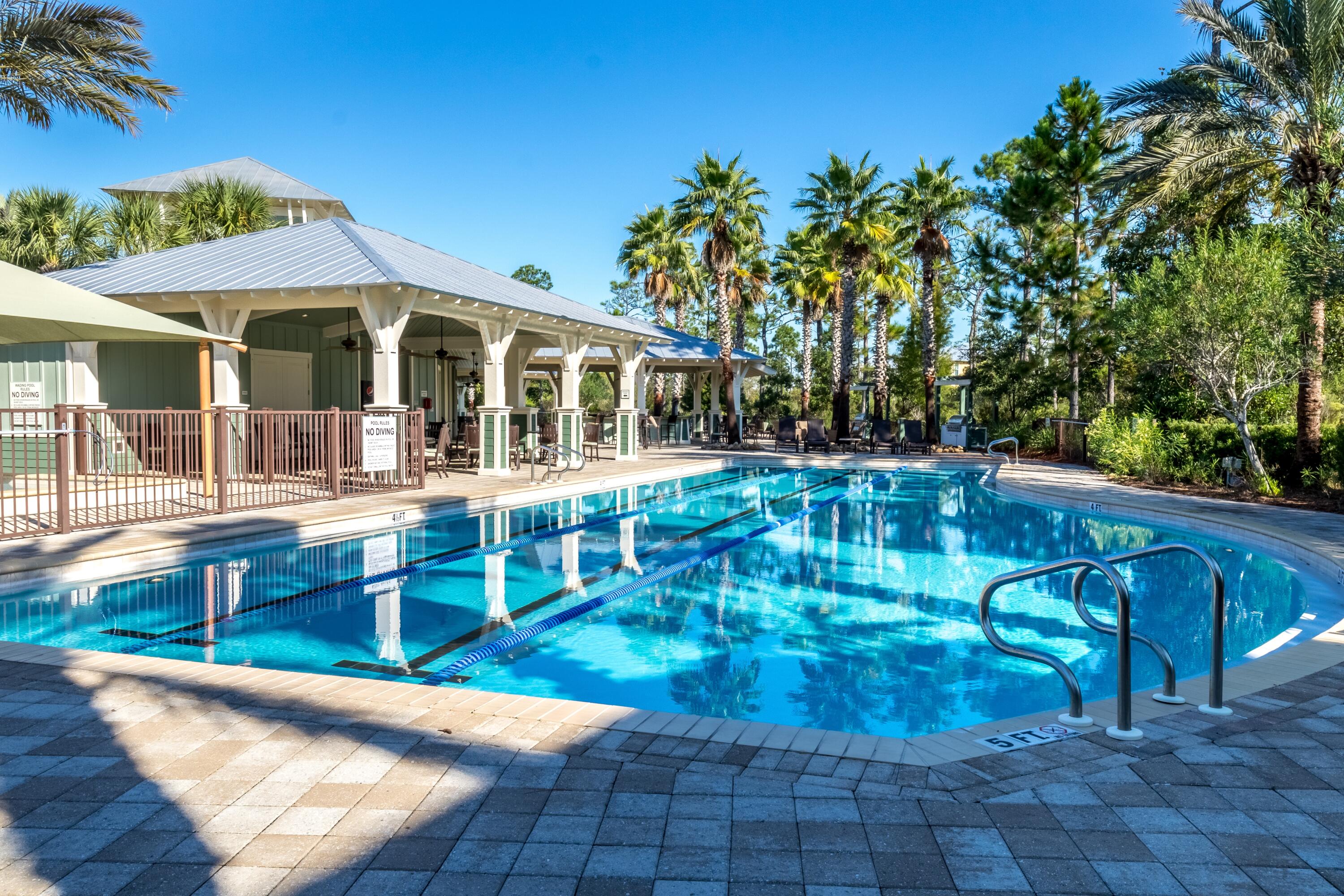 235 Prairie Pass Santa Rosa Beach, FL 32459 - Photo 65 of 80 swimming pool view with a seating space