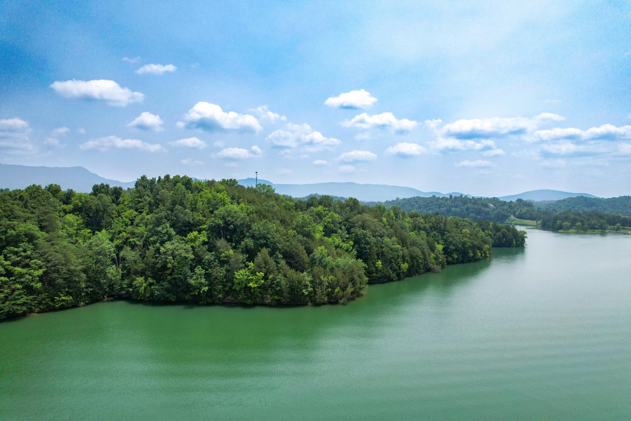 2751 Von Hill Road Dandridge, TN 37725 - Photo 18 of 29 a view of a lake with a city