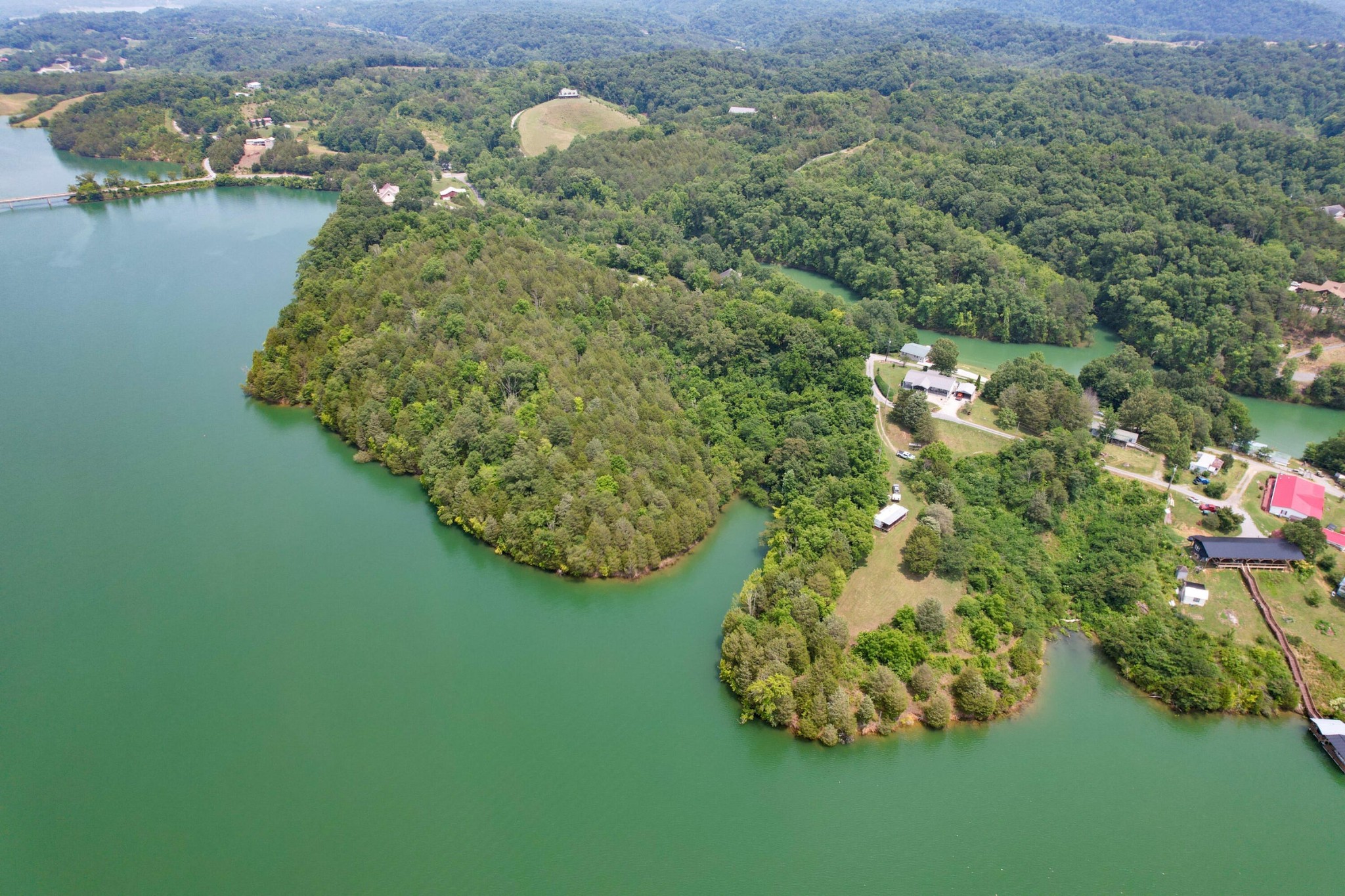 2751 Von Hill Road Dandridge, TN 37725 - Photo 3 of 29 a aerial view of a house with a lake view