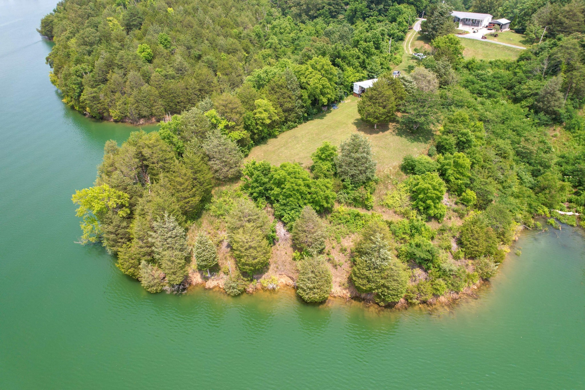 2751 Von Hill Road Dandridge, TN 37725 - Photo 6 of 29 a view of a lake with a yard