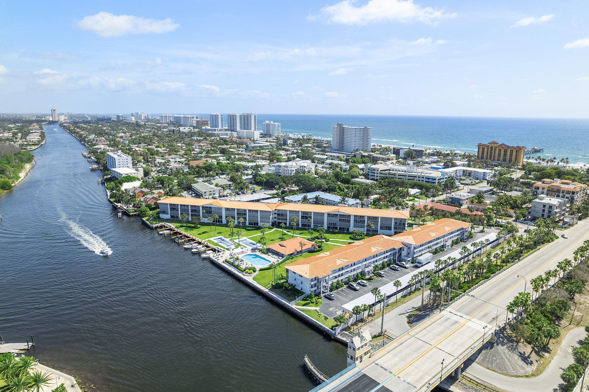 101 Northeast 19th Avenue, Unit 208 Deerfield Beach, FL 33441 - Photo 35 of 38 an aerial view of a city