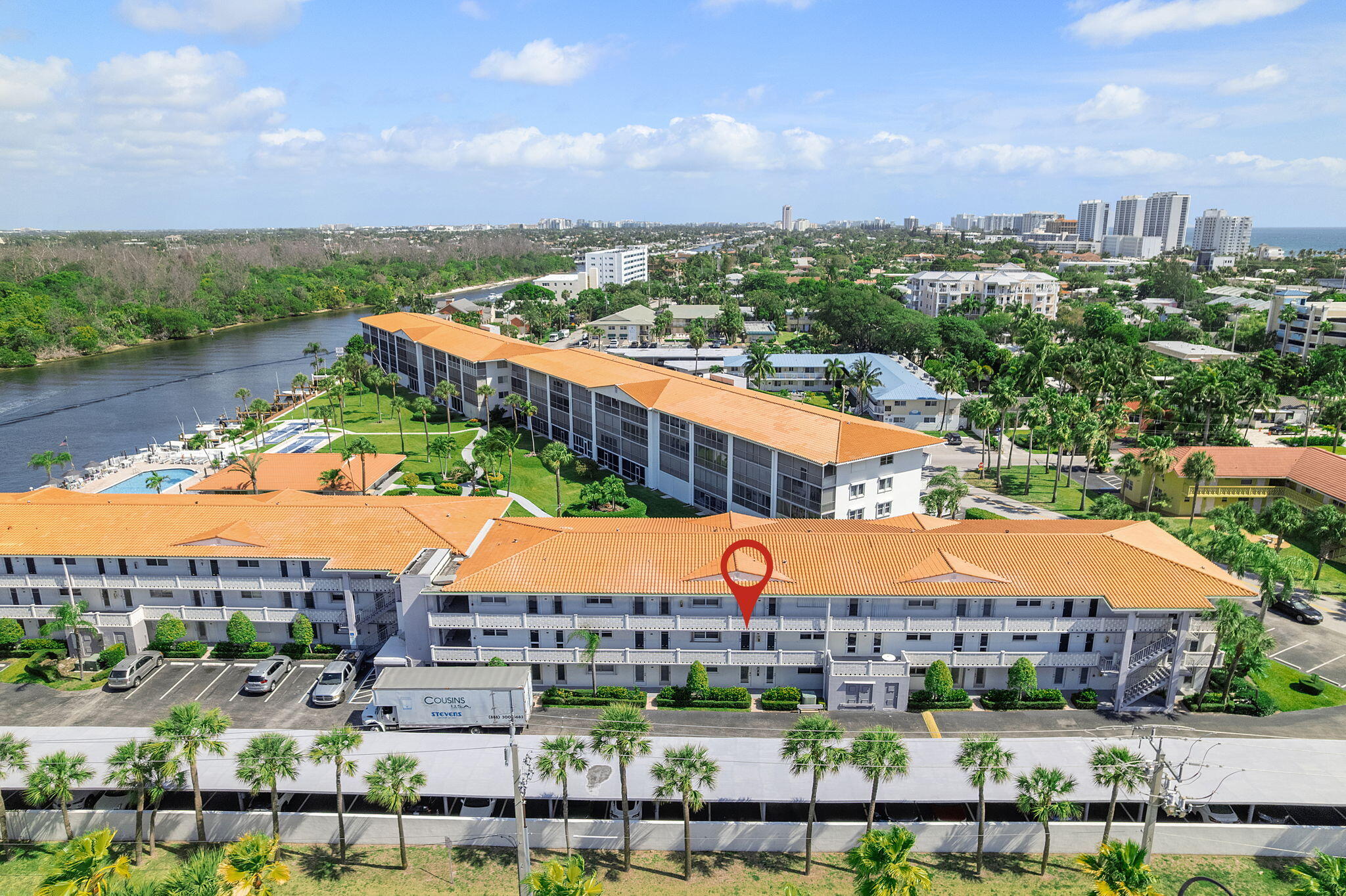 101 Northeast 19th Avenue, Unit 208 Deerfield Beach, FL 33441 - Photo 8 of 38 an aerial view of multiple house