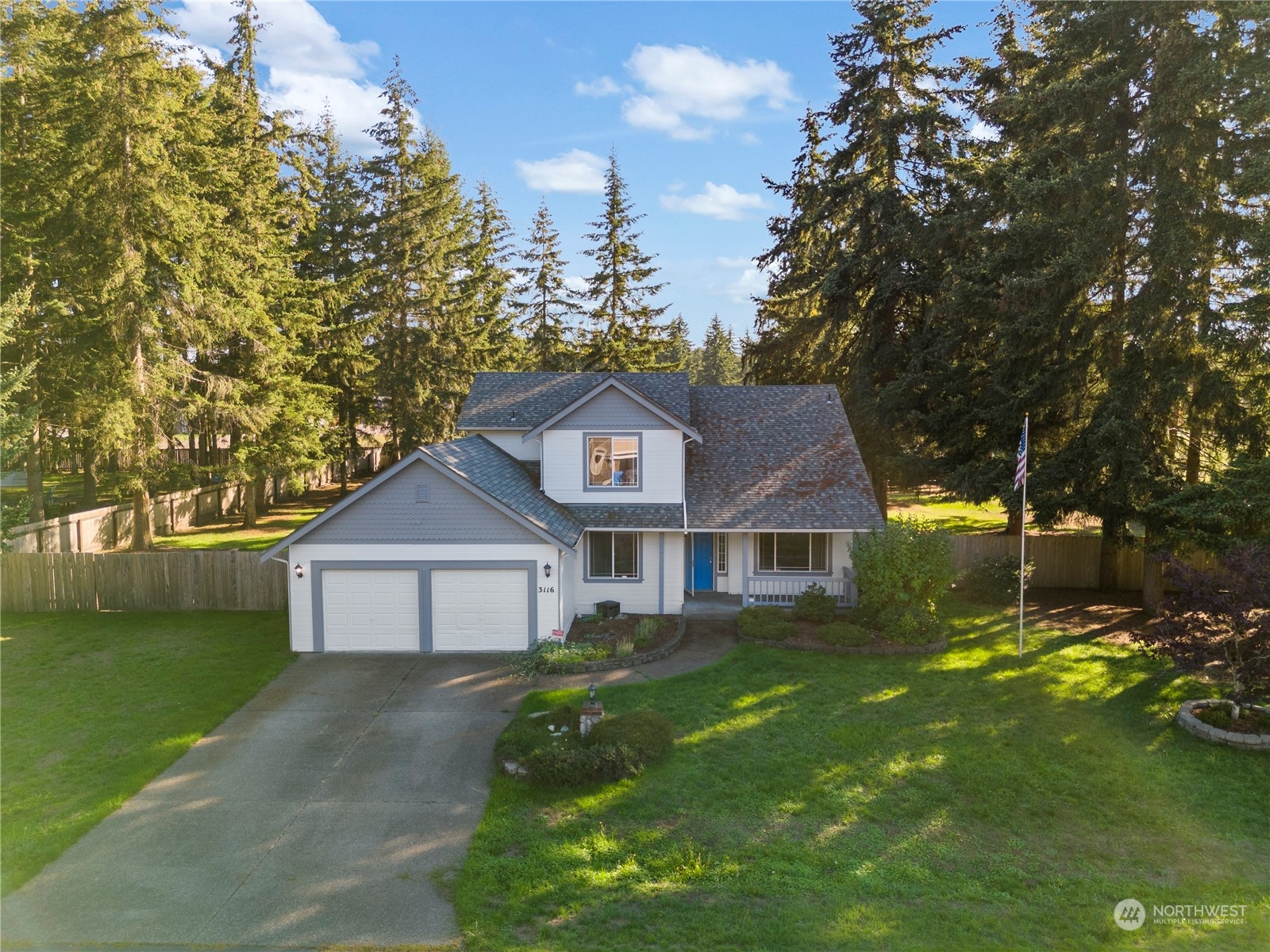 3116 289th Street South Roy, WA 98580 - Photo 1 of 38 a house view with a garden space