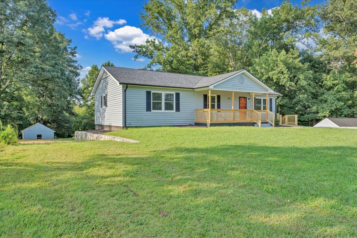 427 Farmington Road Hardy, VA 24101 - Photo 39 of 56 a front view of house with yard and green space