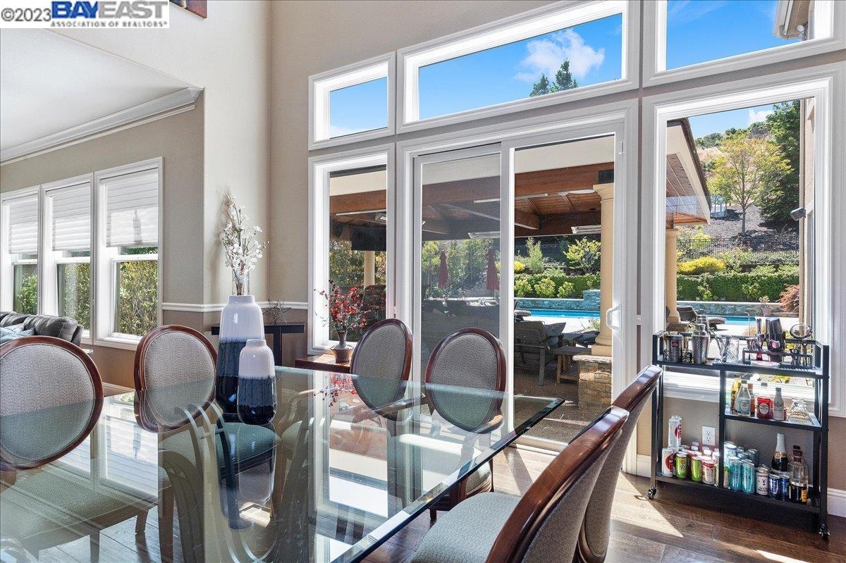Undisclosed Address San Ramon, CA 94583 - Photo 11 of 57 a view of a dining room with furniture window and outside view