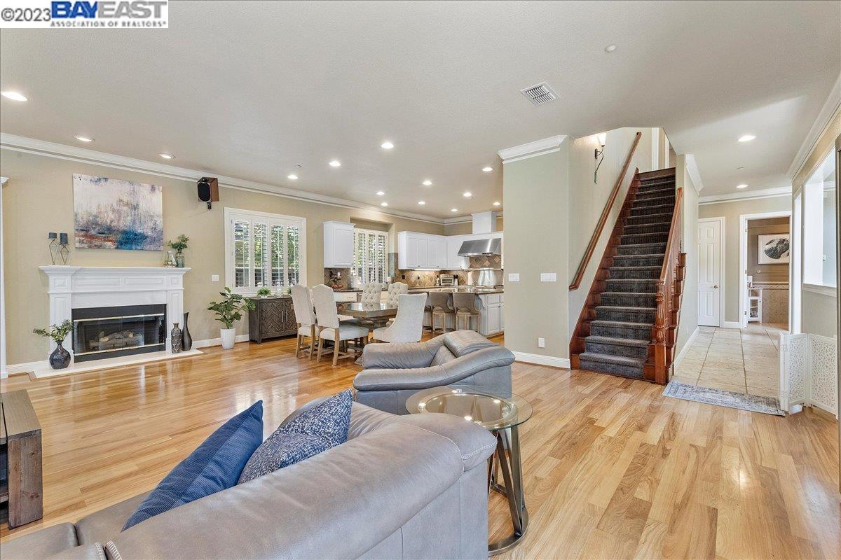Undisclosed Address San Ramon, CA 94583 - Photo 31 of 57 a living room with furniture and a wooden floor