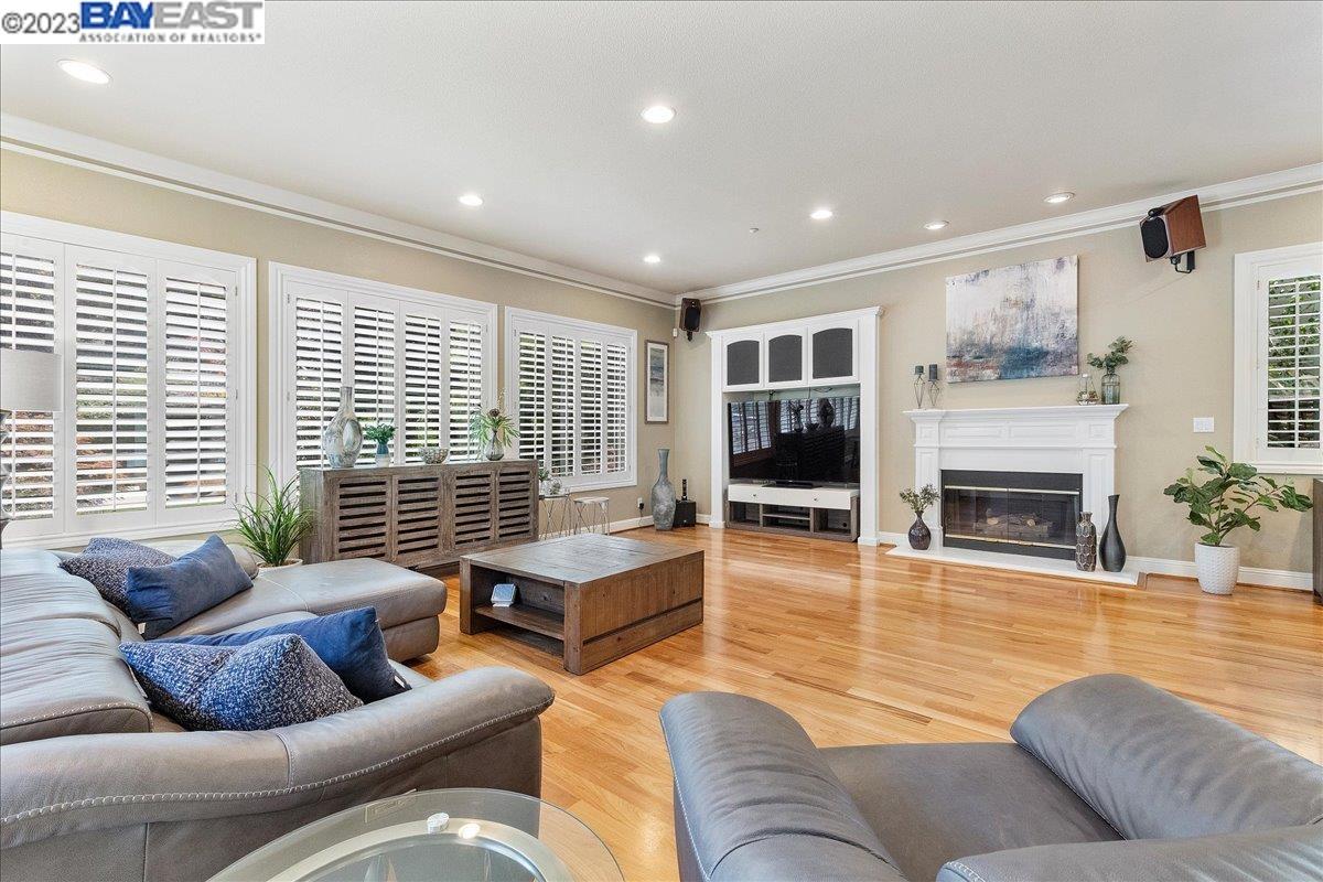 Undisclosed Address San Ramon, CA 94583 - Photo 33 of 57 a living room with furniture and a fireplace