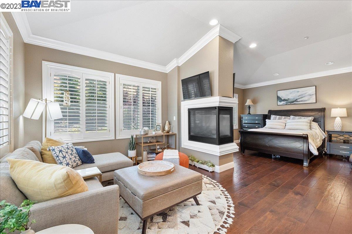 Undisclosed Address San Ramon, CA 94583 - Photo 37 of 57 a living room with furniture and a flat screen tv