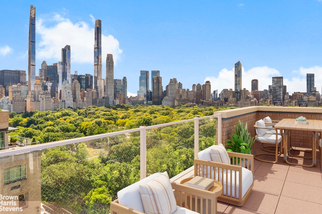 880 5th Avenue, Unit PHF Manhattan, NY 10021 - Photo 12 of 16 a view of a city from a balcony