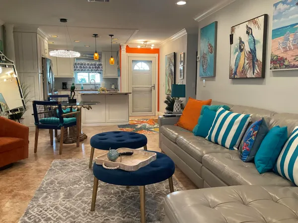 a view of a wooden floor