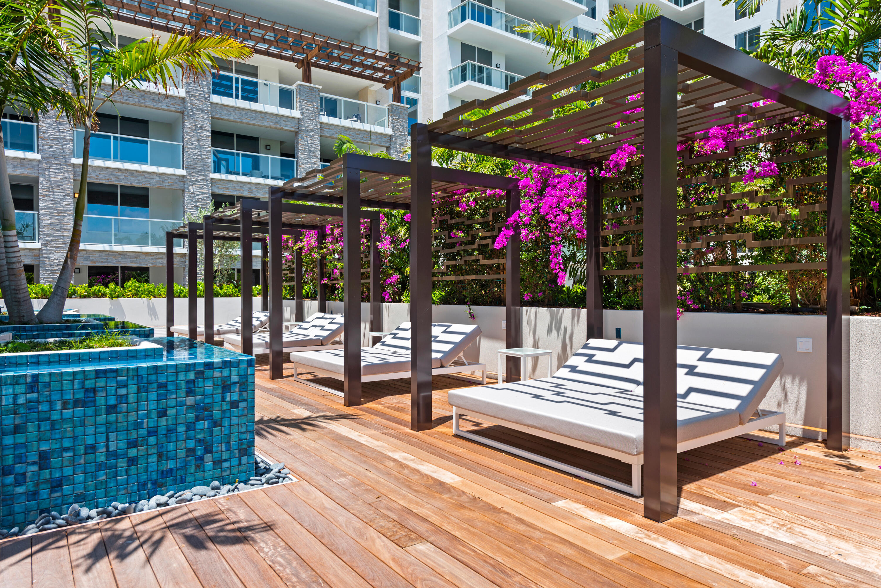 210 Southeast Mizner Boulevard, Unit 301 Boca Raton, FL 33432 - Photo 2 of 34 Alina - Amenity Deck - Cabana