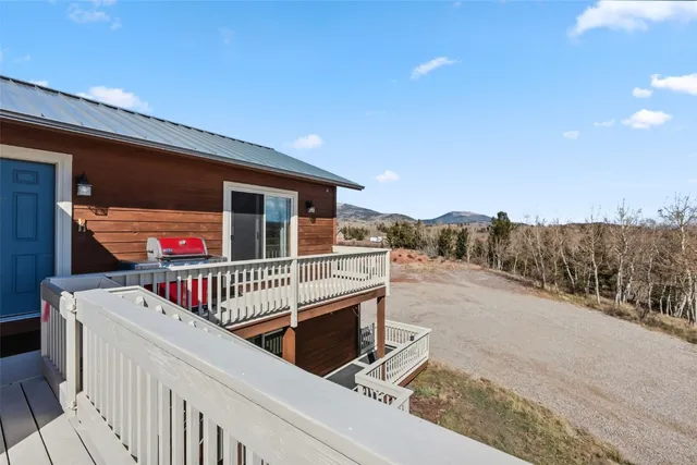 a terrace of a house