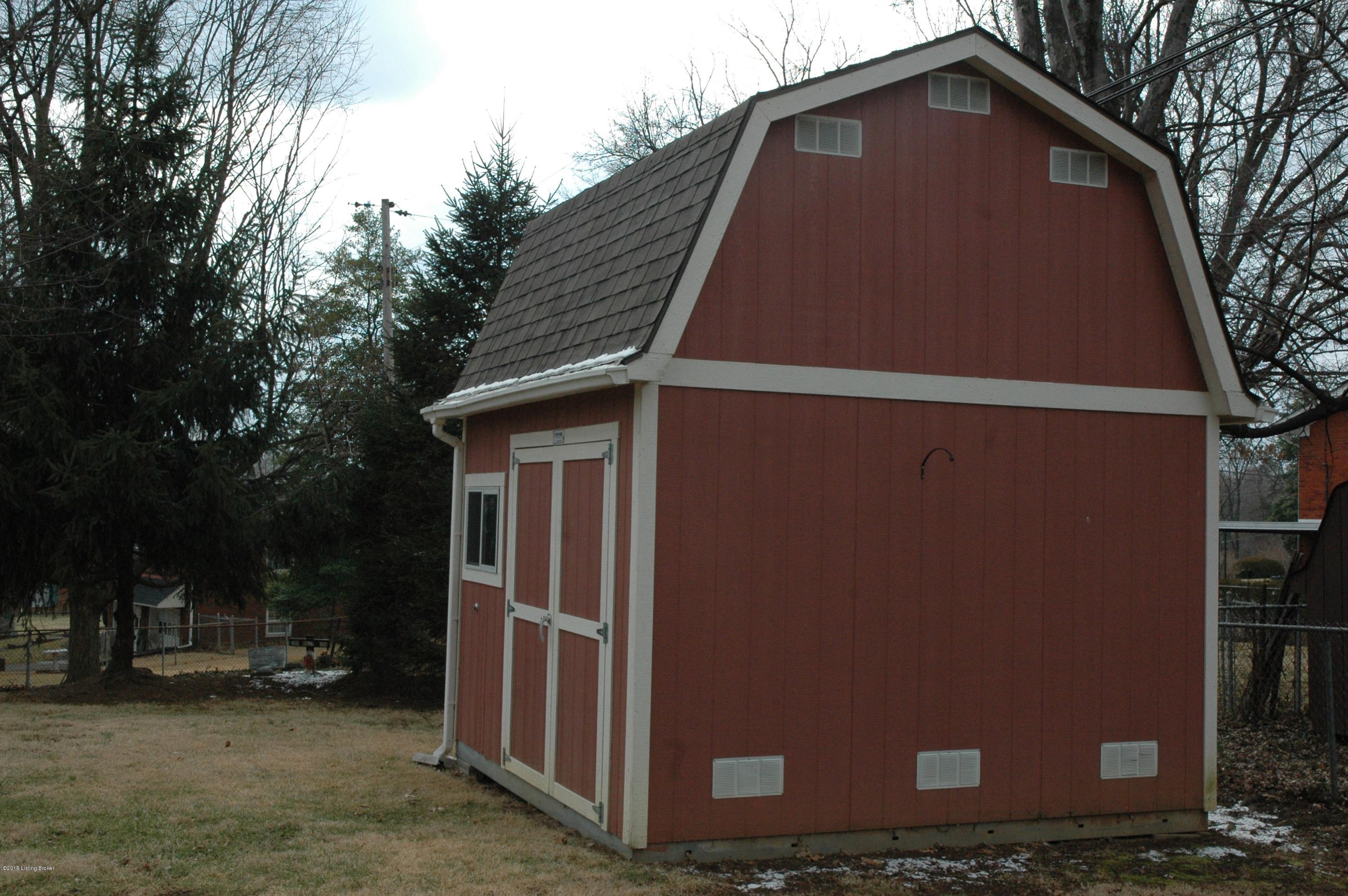 4908 Ulrich Road Jeffersontown, KY 40299 - Photo 37 of 40 Storage Shed Side View