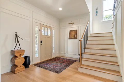 a close up of the stove