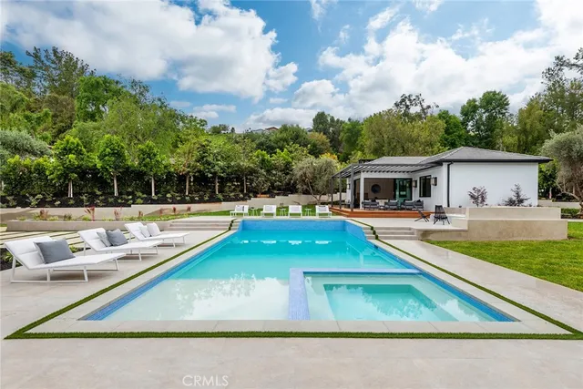 a view of a house with pool