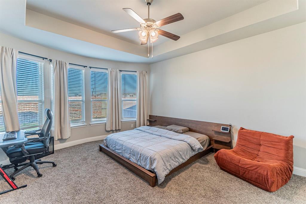 10638 Cherry Tree Way Grand Prairie, TX 76065 - Photo 12 of 39 Primary bedroom with beautiful windows, tall ceilings, and tons of space!