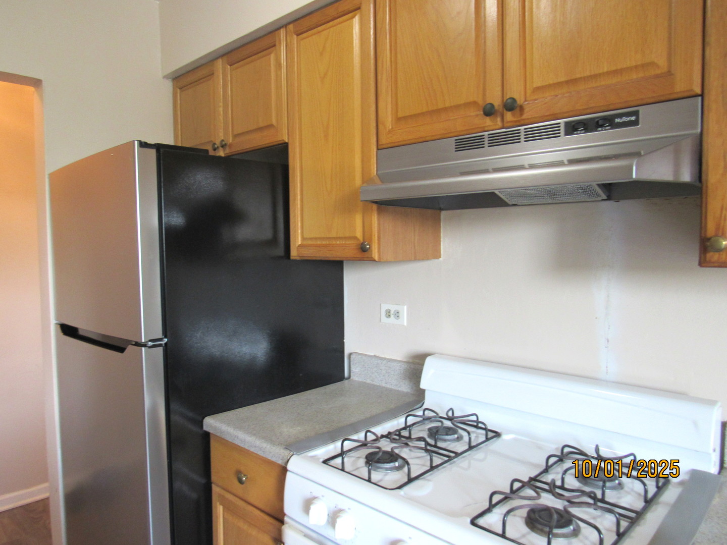 1156 Copperfield Lane, Unit C Schaumburg, IL 60193 - Photo 5 of 12 a kitchen with a refrigerator and a stove