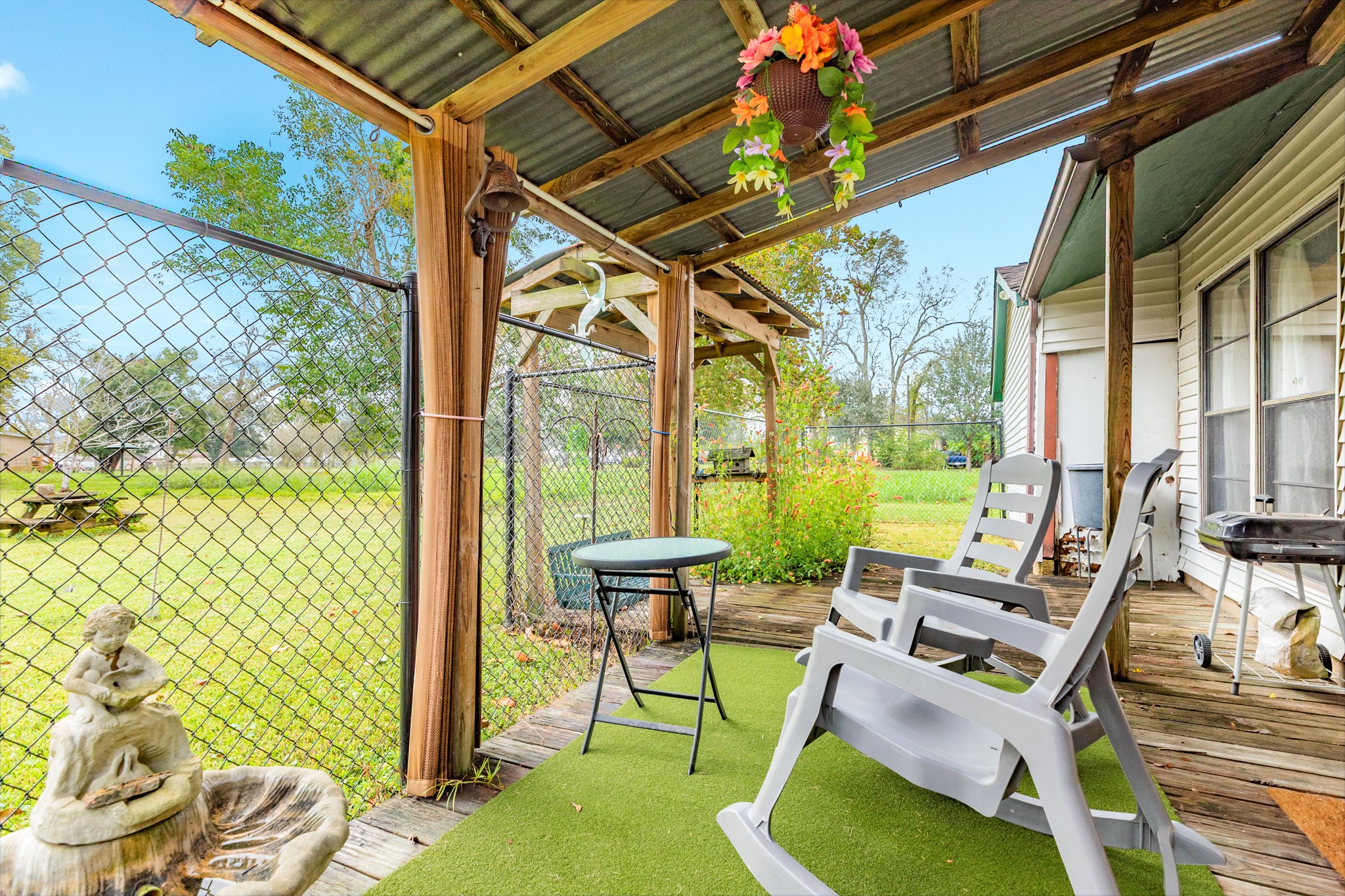 404 Chestnut Street Brazoria, TX 77422 - Photo 24 of 30 a view of yard with patio