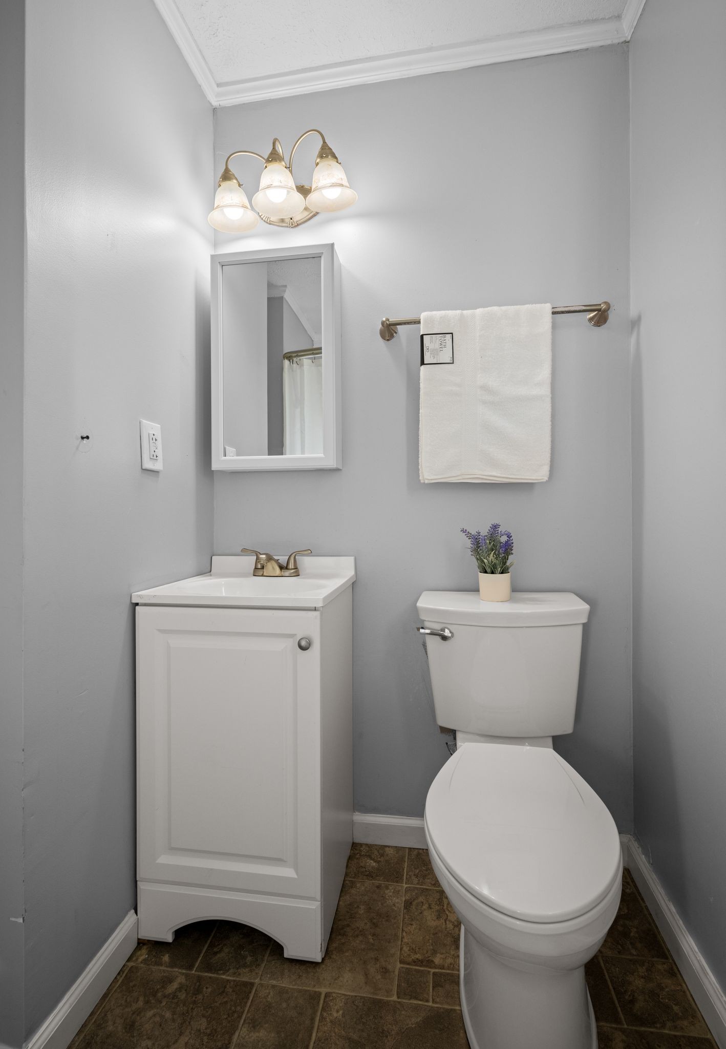 1105 Taylortown Road White Bluff, TN 37187 - Photo 23 of 27 a bathroom with a toilet sink and mirror